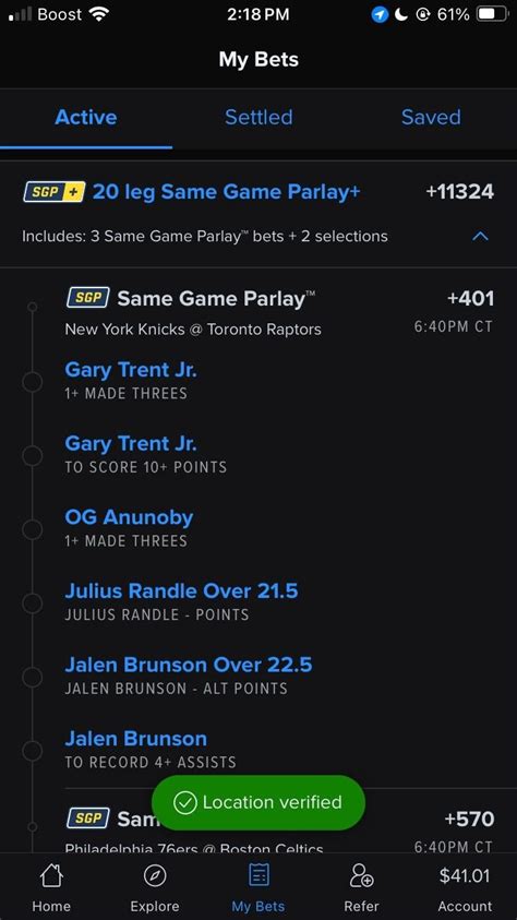 fanduel nba parlay picks today.